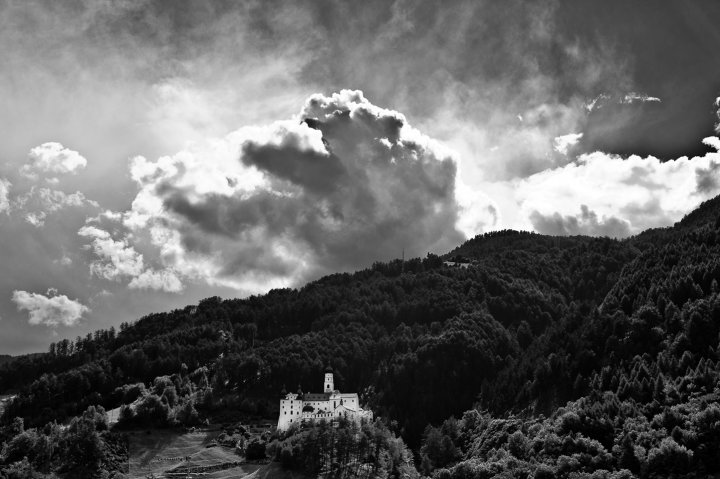 Das Kloster Marienberg im Vinschgau in Südtirol