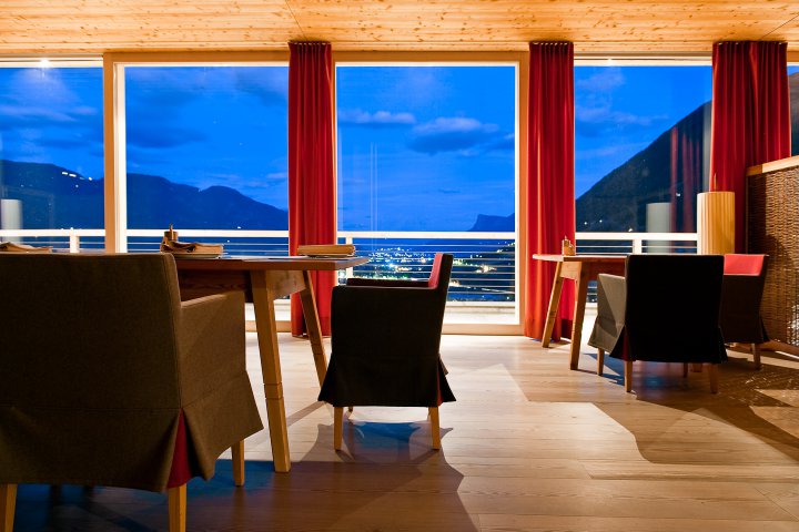Ausblick beim Abdendessen