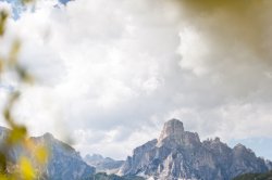 Natur und Landschaft: Bergspitzen in Corvara